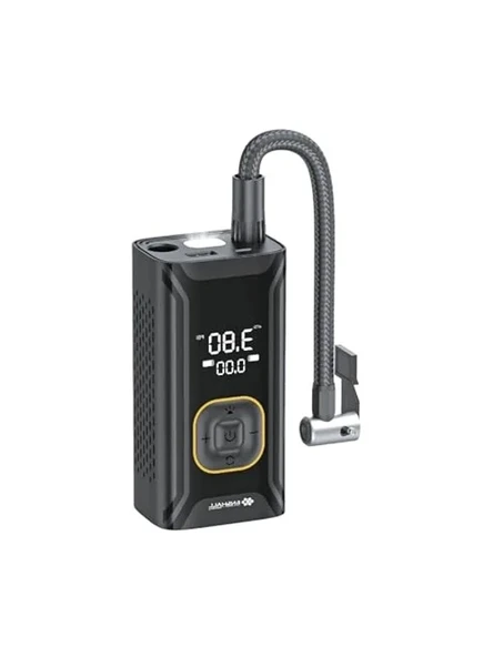 Taşınabilir Hava Pompası, 150 PSI, LED Aydınlatmalı Lastik Şişirme Cihazı ürün görseli 1