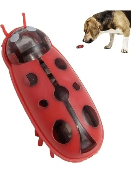 Hareketli Uğur Böceği Şeklinde Kedi Oyuncağı - Resim 3