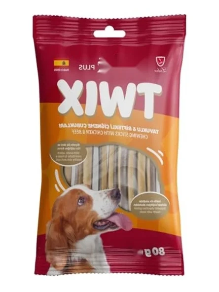 Tavuklu ve Dana Etli Köpek Ödül Çubukları, 80 Gr ürün görseli 1