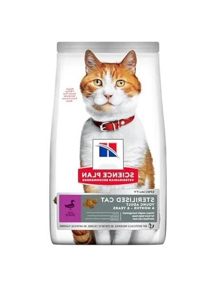 Kısırlaştırılmış Yetişkin Ördekli Kedi Maması 8+2 kg ürün görseli 1