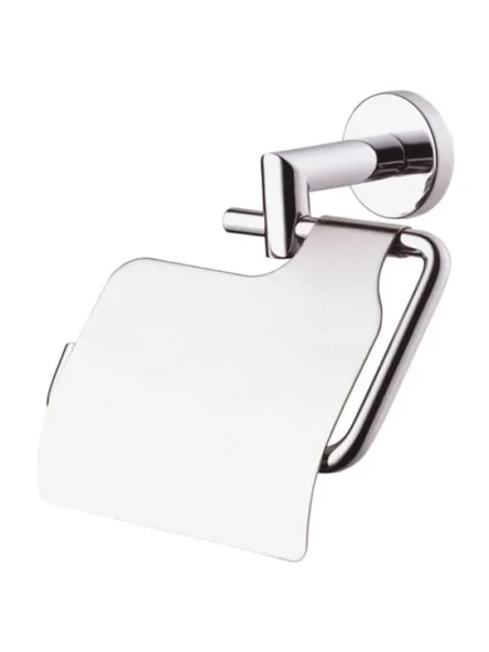 Kapaklı Tuvalet Kağıtlığı - Krom Kaplama ürün görseli 1
