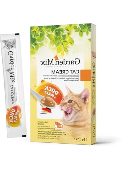 Ördek ve Malt İçeren Kedi Kreması 15Gr*5 ürün görseli 1