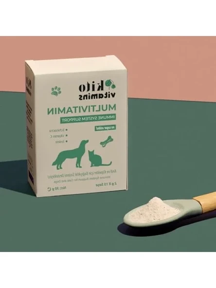 Bağışıklık Sistemi Destekleyici Kedi ve Köpekler İçin Multivitamin 2g X 15 Saşe ürün görseli 1