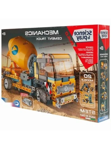 Mekanik Laboratuvar İnşaat Kamyonu - Güvenli Malzeme, Motor Becerileri Geliştirici ürün görseli 1