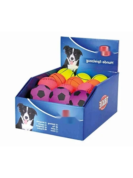 Köpekler İçin Yüzen Natürel Kauçuk Fosforlu Top 6 Cm ürün görseli 1