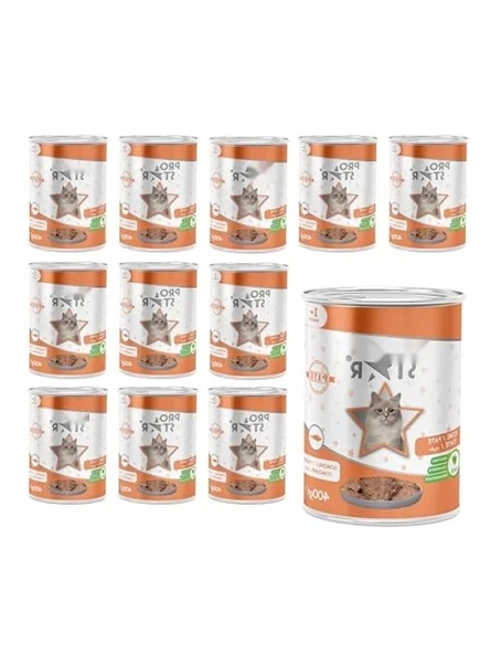 Somonlu Kedi Pate Yaş Mama 400 Gr - 12 Adet ürün görseli 1