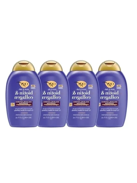Sülfatsız Biotin & Kolajen Şampuan - Dolgunlaştırıcı Etki, 4 x 385 ml ürün görseli 1