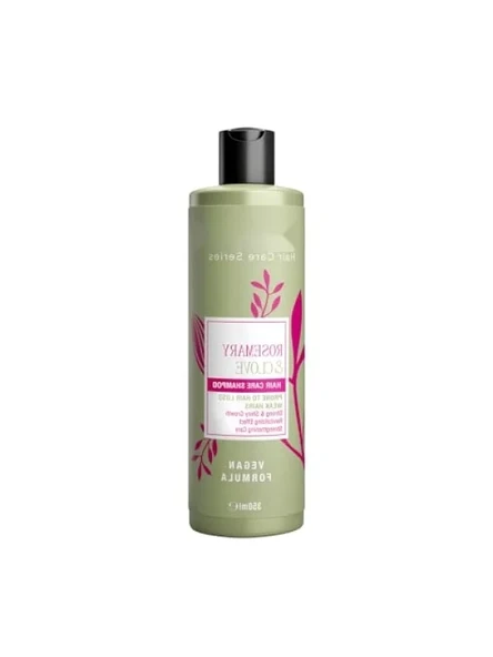 Canlandırıcı ve Güçlendirici Biberiye Karanfil Saç Bakım Şampuanı - 350 ml - Vegan ürün görseli 1