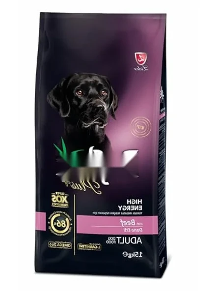 Yüksek Enerji İçeren Dana Etli Yetişkin Köpek Maması, 15 Kg ürün görseli 1