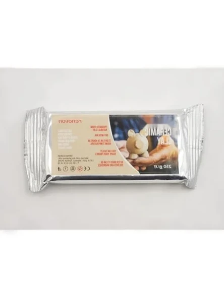 Fırınlama Gerektirmeyen Beyaz Kil - 250 gr ürün görseli 1