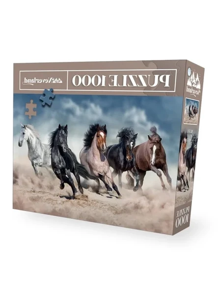 1000 Parça At Temalı Puzzle - Zeka Geliştirici Oyun ürün görseli 1