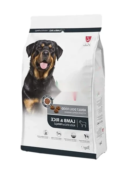 Kuzu Etli ve Pirinçli Yetişkin Köpek Maması 3 KG - Besleyici Formül ürün görseli 1
