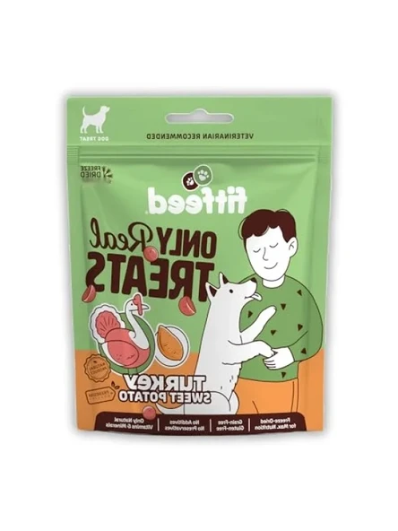 Freeze-Dried Çiğ Hindi ve Tatlı Patates Köpek Ödülü - 40g ürün görseli 1