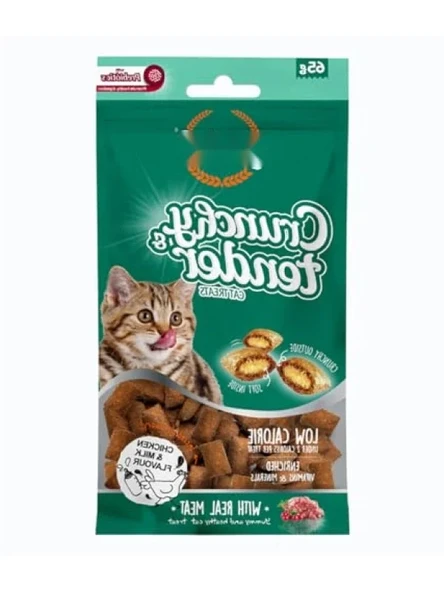 Prebiotik Destekli Tavuklu Kedi Ödül Maması - 65gr ürün görseli 1