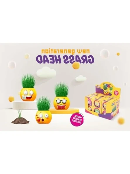 Emoji Temalı Çim Adam Seti - 6'lı Eğitici Kiti ürün görseli 1