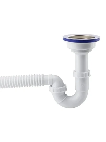 Körüklü Süzgeçli İşyeri Yemekhane Evye Sifonu - 15-35 cm ürün görseli 1