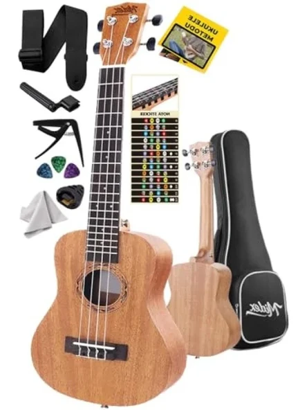 Maun Soprano Ukulele Seti - Metod, Askı ve Pena Dahil ürün görseli 1