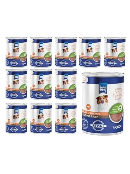 Yetişkin Köpek Somonlu Pate 400 Gr x 12 Adet ürün görseli 1