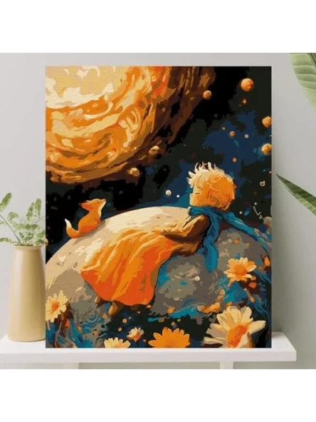 Sayılarla Boyama Tuval Seti - 40x50 CM Küçük Prens ürün görseli 1