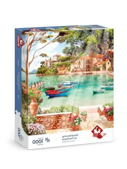 1000 Parça Huzura Günaydın Temalı Puzzle ürün görseli 1
