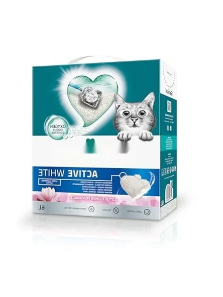 Topaklanan Kedi Kumu - Active White Lotus Çiçeği (6L) ürün görseli 1
