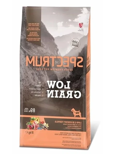 Kuzu Etli ve Yaban Mersinli Mini Irk Yetişkin Köpek Maması 8 Kg ürün görseli 1