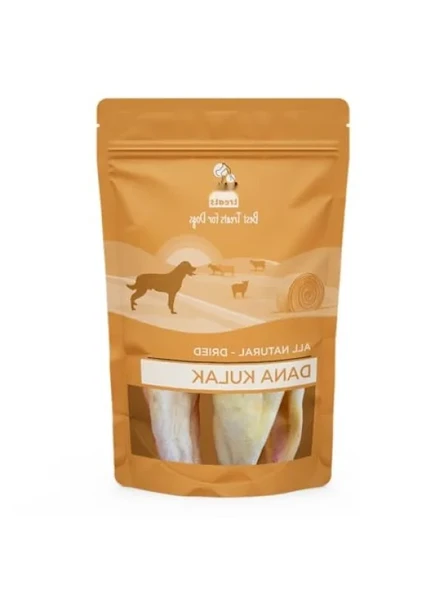 %100 Doğal Kurutulmuş Dana Kulak Çiğnemelik Ödül Maması 100 gr ürün görseli 1