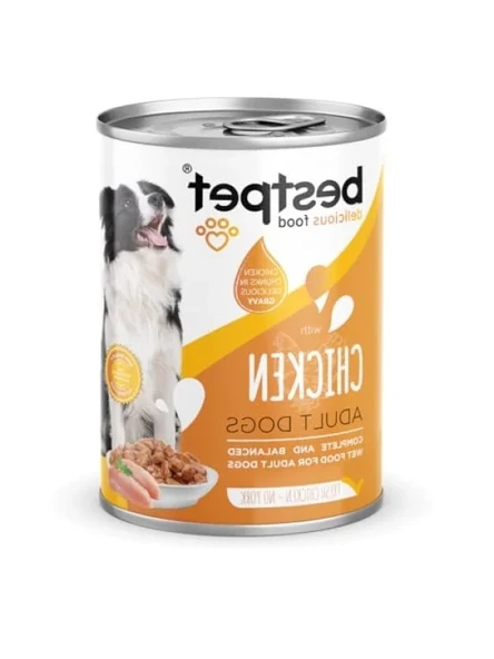 Taze Tavuk Parça Etli ve Soslu Yaş Mama, 400 g x 12 Adet ürün görseli 1