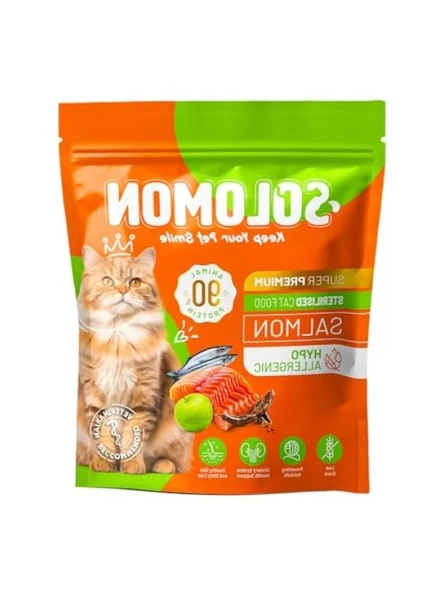 Hipoalerjenik Somonlu Süper Premium Kedi Maması - 1,5 kg ürün görseli 1
