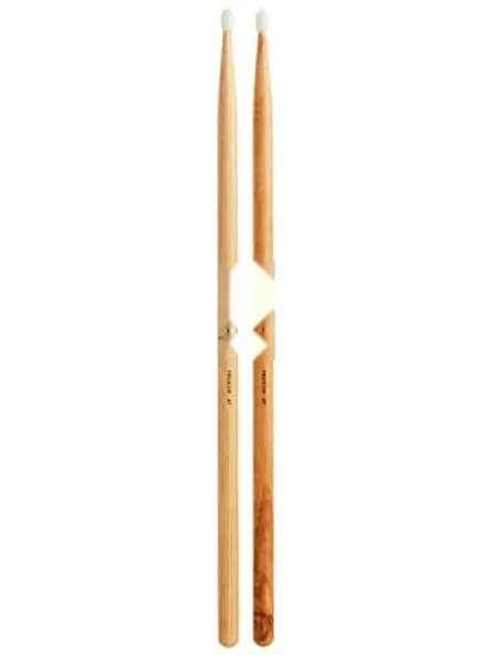 7A Hickory Davul Çubukları - Oval Naylon Uç - Resim 2