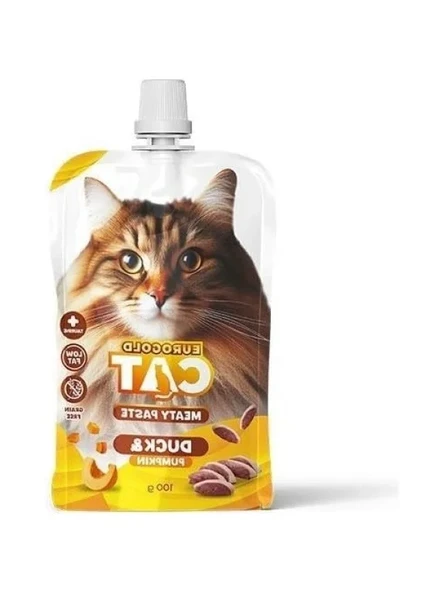 Ördek ve Balkabağı İçeren Kedilere Özel Et Ezmesi - 100 gr ürün görseli 1