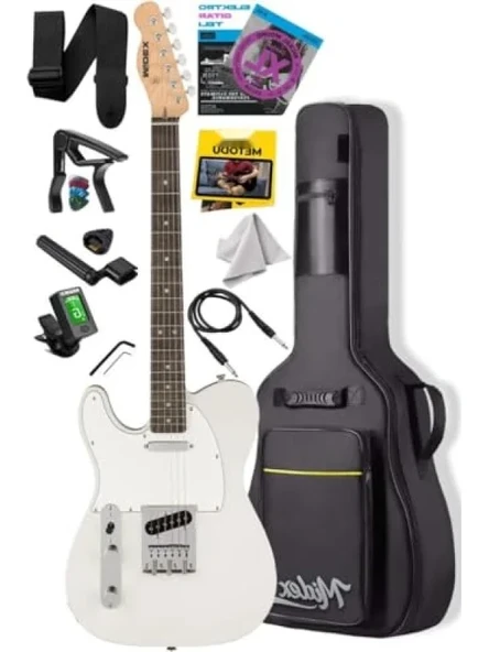 Tele Kasa Gül Klavye Elektro Gitar - 2 Single-Coil Manyetik ürün görseli 1