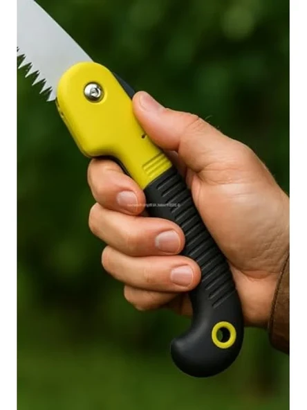 Katlanır Budama Testeresi, 18 cm Paslanmaz Çelik Bıçak - Resim 2