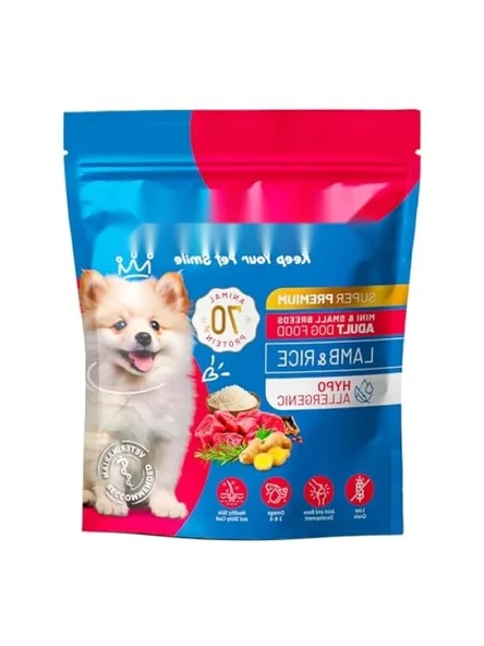 Hipoalerjenik Kuzu'lu Süper Premium Köpek Maması, 1,5 kg ürün görseli 1