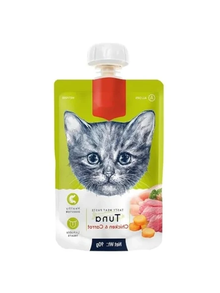 Ton Balıklı ve Tavuklu Kedi Et Ezmesi - 90 gr ürün görseli 1