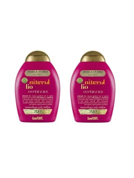 Keratin ve Argan Yağlı Saç Güçlendirici Şampuan, 385 ml, İki Paket ürün görseli 1
