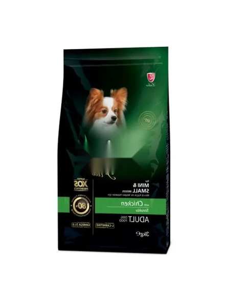 Mini ve Küçük Irk Yavru Köpekler için Tavuk Etli Kuru Mama, 3 kg ürün görseli 1