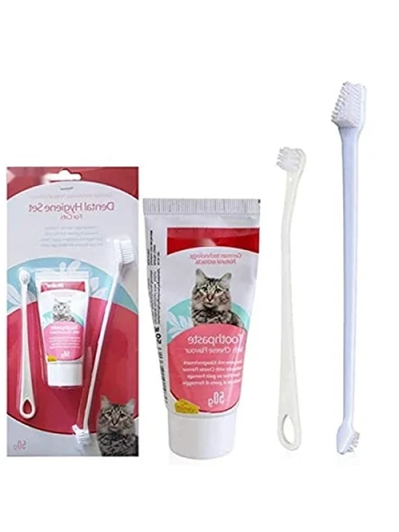 Peynir Aromalı Kedi Ağız Bakım Seti ürün görseli 1