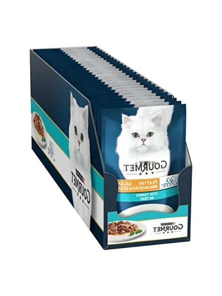 Somonlu Tam Yaş Kedi Maması 85 g x 24 ürün görseli 1