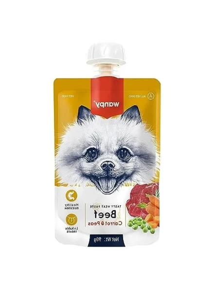 Taze Sığır Etli ve Havuçlu Köpek Et Ezmesi 90 gr ürün görseli 1