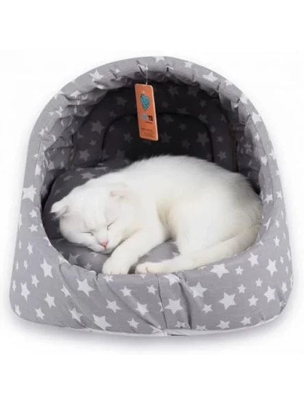 Kedi Kulağı Şeklinde Yıkanabilir Yatak - Konforlu Tasarım ürün görseli 1