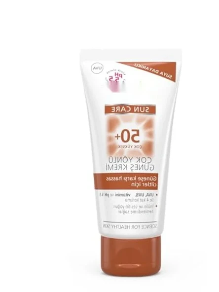 Yüksek Koruma Sağlayan Çok Yönlü Güneş Kremi, SPF 50+ E Vitamini İçerir ürün görseli 1