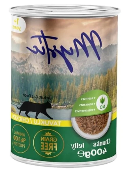 Jöleli Tavuklu Yetişkin Kedi Konserve Maması, 400 Gr ürün görseli 1