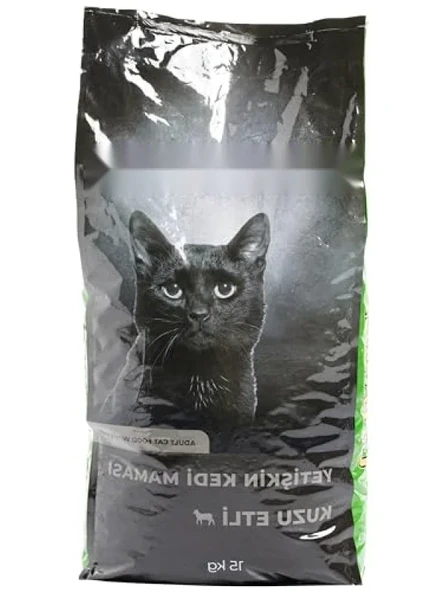 Kuru Kedi Maması Tavuk ve Kuzu Etli (15 Kg) ürün görseli 1