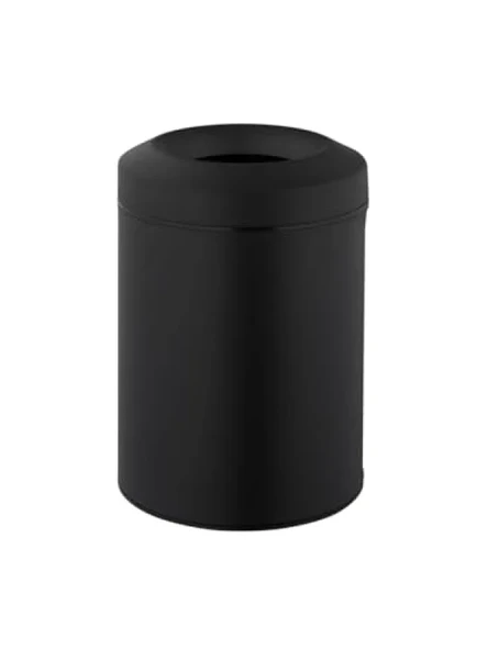 Paslanmaz Çelik Çöp Kovası - 5 Litre, Mat Siyah ürün görseli 1