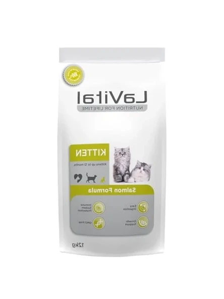 Yavru Kediler için Somonlu Kedi Maması 12kg ürün görseli 1