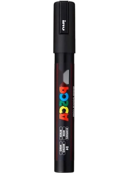 Su Bazlı Poster Markörü, Siyah, Kalın Uç (1.8 - 2.5 mm) ürün görseli 1