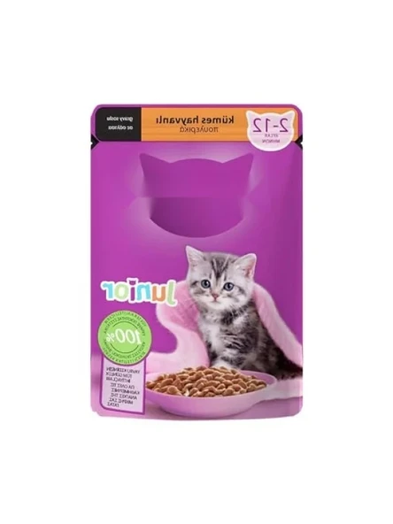 Kümes Hayvanlı Yavru Kedi Yaş Mama 85 G ürün görseli 1