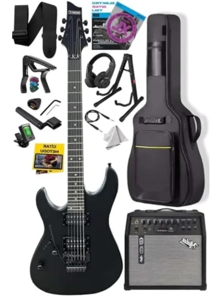 Profesyonel Elektro Gitar Seti - 50 Watt Bluetooth Amfi ile ürün görseli 1