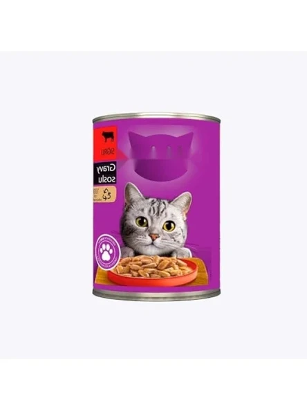 Biftekli Konserve Kedi Maması, 400 G ürün görseli 1